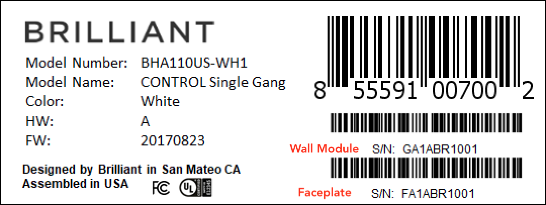 Locating your serial numbers – Brilliant Support