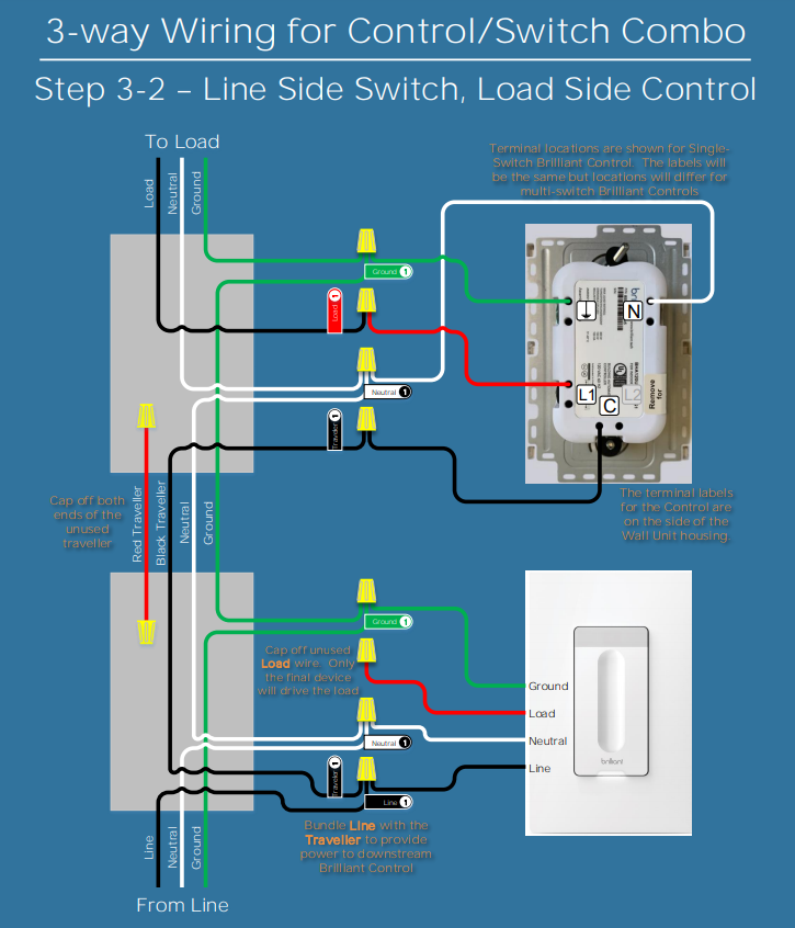 Gang wiring diagram switch 3 Wiring A