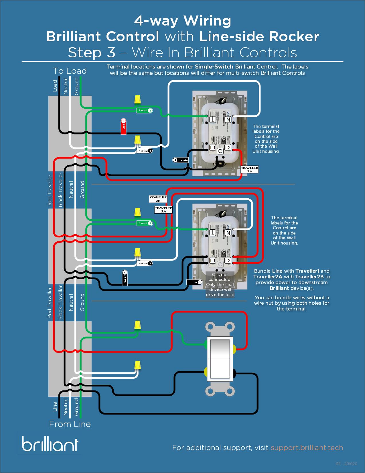 Brilliant Control 4way Wiring Guide Brilliant Support